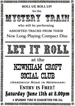 Mystery Train, Cambridge music, Blues